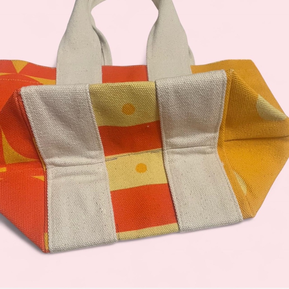 Sol De Janeiro Mini Tote Bag. Orange, Yellow, Red - Picture 3 of 4